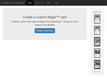 Tablet Screenshot of magic.falseblue.com